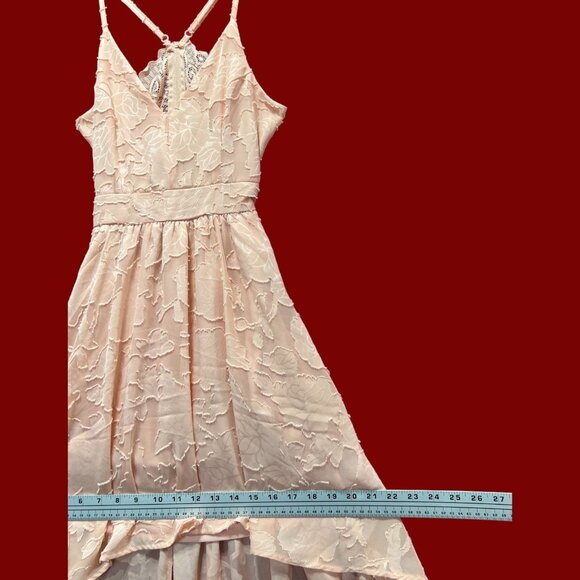 Rue 21 - Women's Summer Sleeveless High Low Hem Ruffle Dress - Pink - XXS - Picture 6 of 16